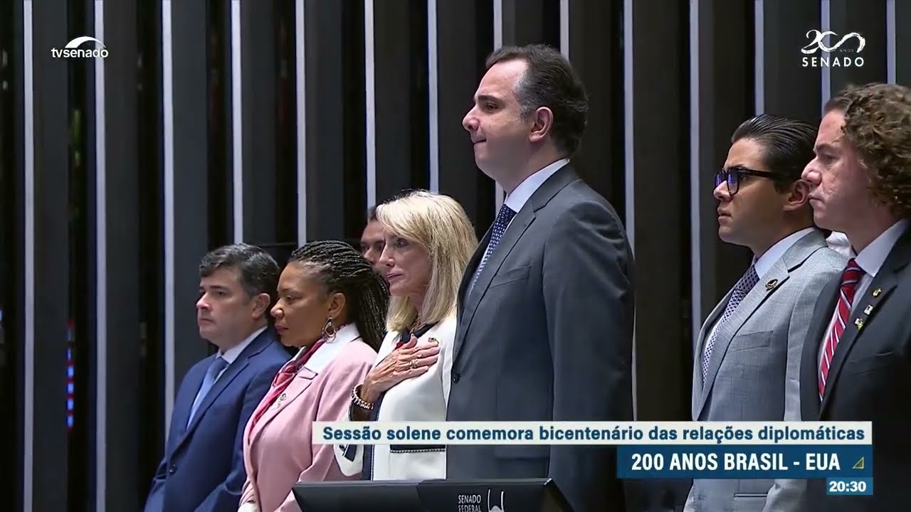 Congresso celebra 200 anos das relações diplomáticas Brasil-EUA — Senado Notícias