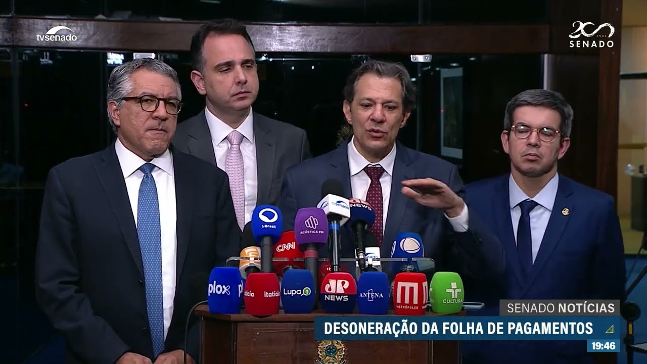 Após reunião com Pacheco, Haddad anuncia acordo sobre desoneração — Senado Notícias