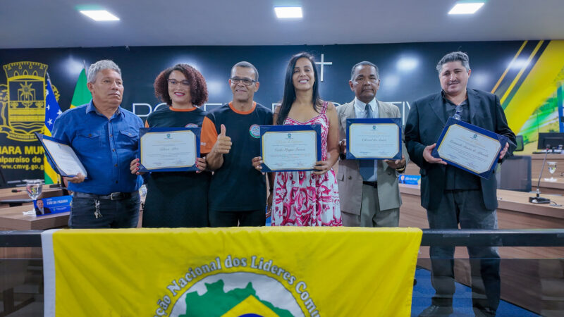 Câmara de Valparaíso realiza sessão especial em homenagem ao Dia do Líder Comunitário