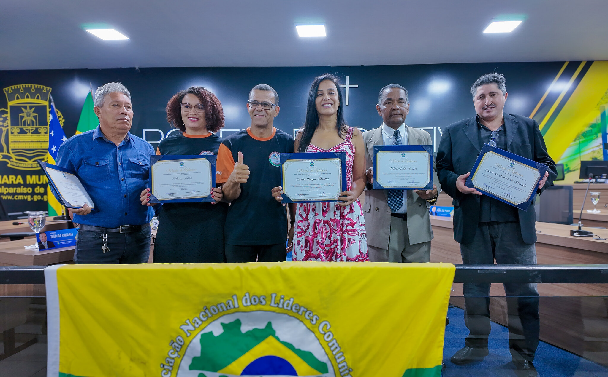 Câmara de Valparaíso realiza sessão especial em homenagem ao Dia do Líder Comunitário