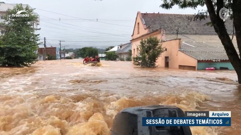 impacto das mudanças climáticas e medidas de prevenção são destacados em debate — Senado Notícias