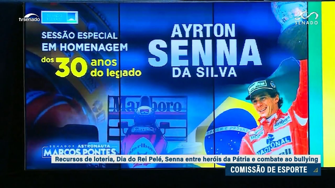 CEsp aprova a inclusão do nome de Ayrton Senna no ‘Livro dos Heróis da Pátria’ — Senado Notícias