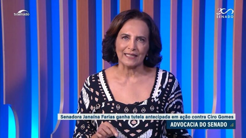 Janaína Farias tem decisão liminar favorável em ação contra Ciro Gomes — Senado Notícias