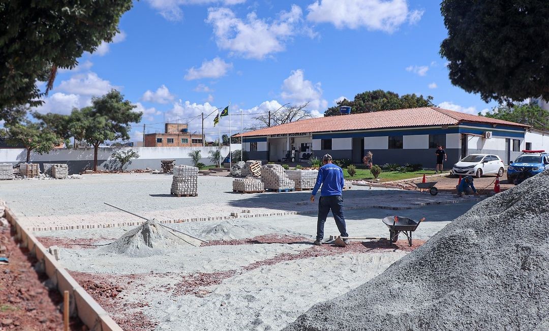 OBRAS NO 20° BATALHÃO DA POLÍCIA MILITAR SEGUEM AVANÇADAS