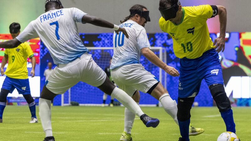 Brasil conhece adversários do torneio paralímpico de futebol de cegos