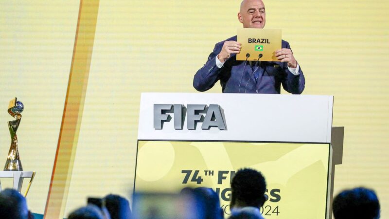 Brasil vai sediar Copa do Mundo Feminina de futebol em 2027