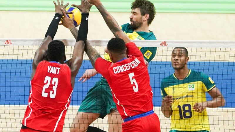 Brasil é derrotado por Cuba na estreia da Liga das Nações Masculina