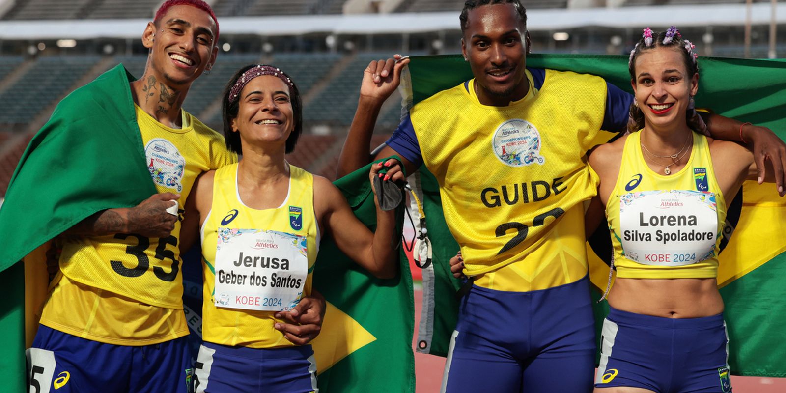 Brasileiras garantem cinco pódios, 2 de ouro, no Mundial Paralímpico