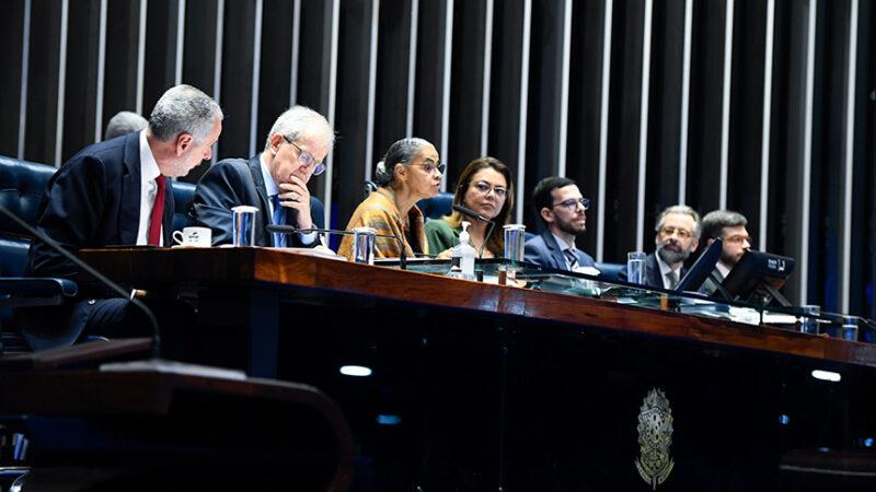 sessão aponta oportunidade para pautar agendas ambiental e social — Senado Notícias