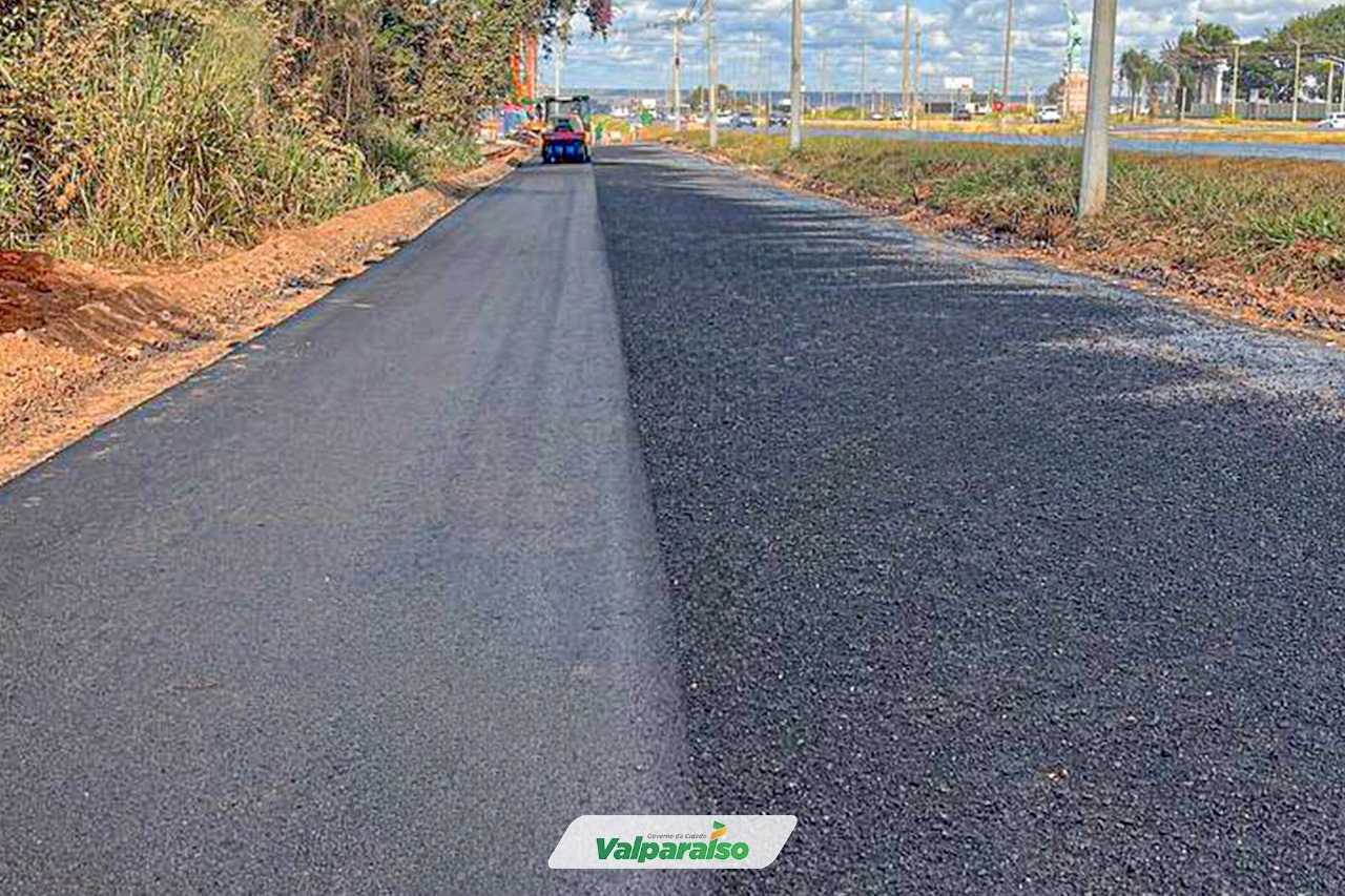 SECRETARIA DE INFRAESTRUTURA REVITALIZA TRECHO ENTRE RESERVA PARQUE E VALPARAIZO I