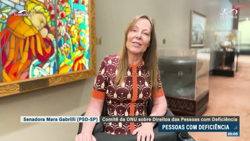 Vídeo: Mara é reeleita para comitê da ONU sobre pessoas com deficiência