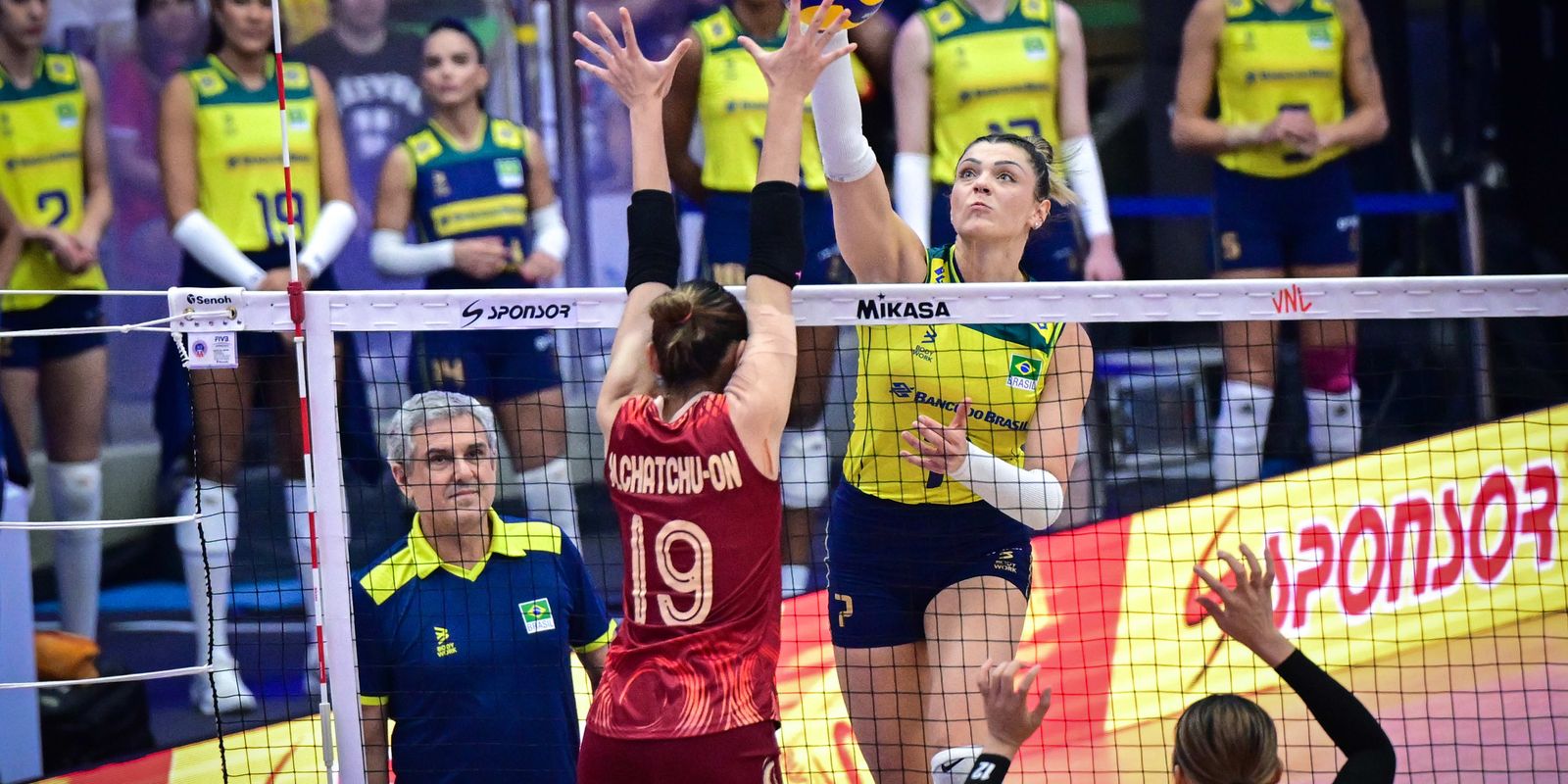 Brasil bate Tailândia e vai às semifinais da Liga das Nações de Vôlei