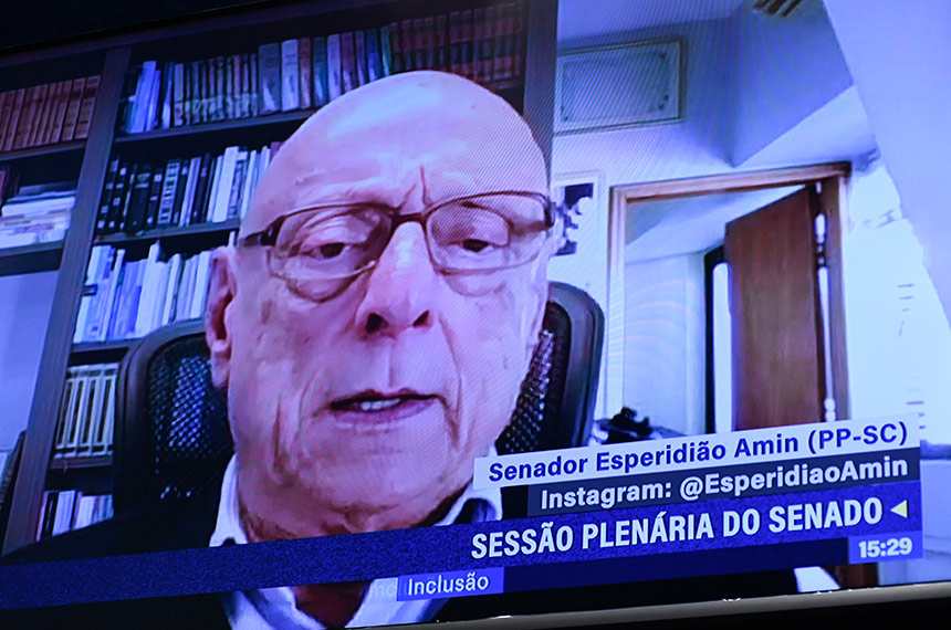 Amin faz balanço do primeiro semestre e critica julgamentos do STF — Senado Notícias