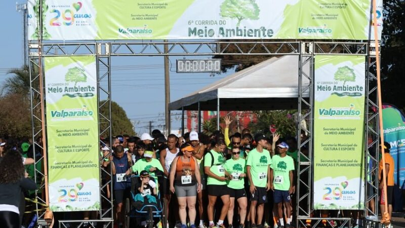 CENTENAS DE ATLETAS PARTICIPAM DA 6ª CORRIDA DO MEIO AMBIENTE