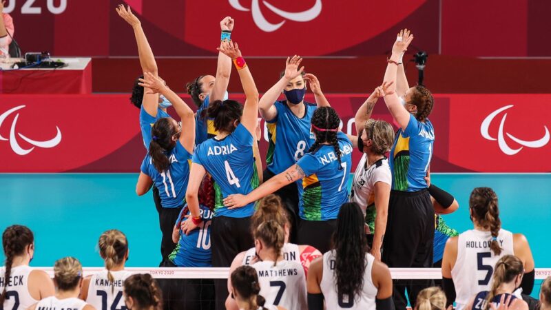 Paralimpíada: Brasil conhece caminho na 1ª fase do vôlei sentado