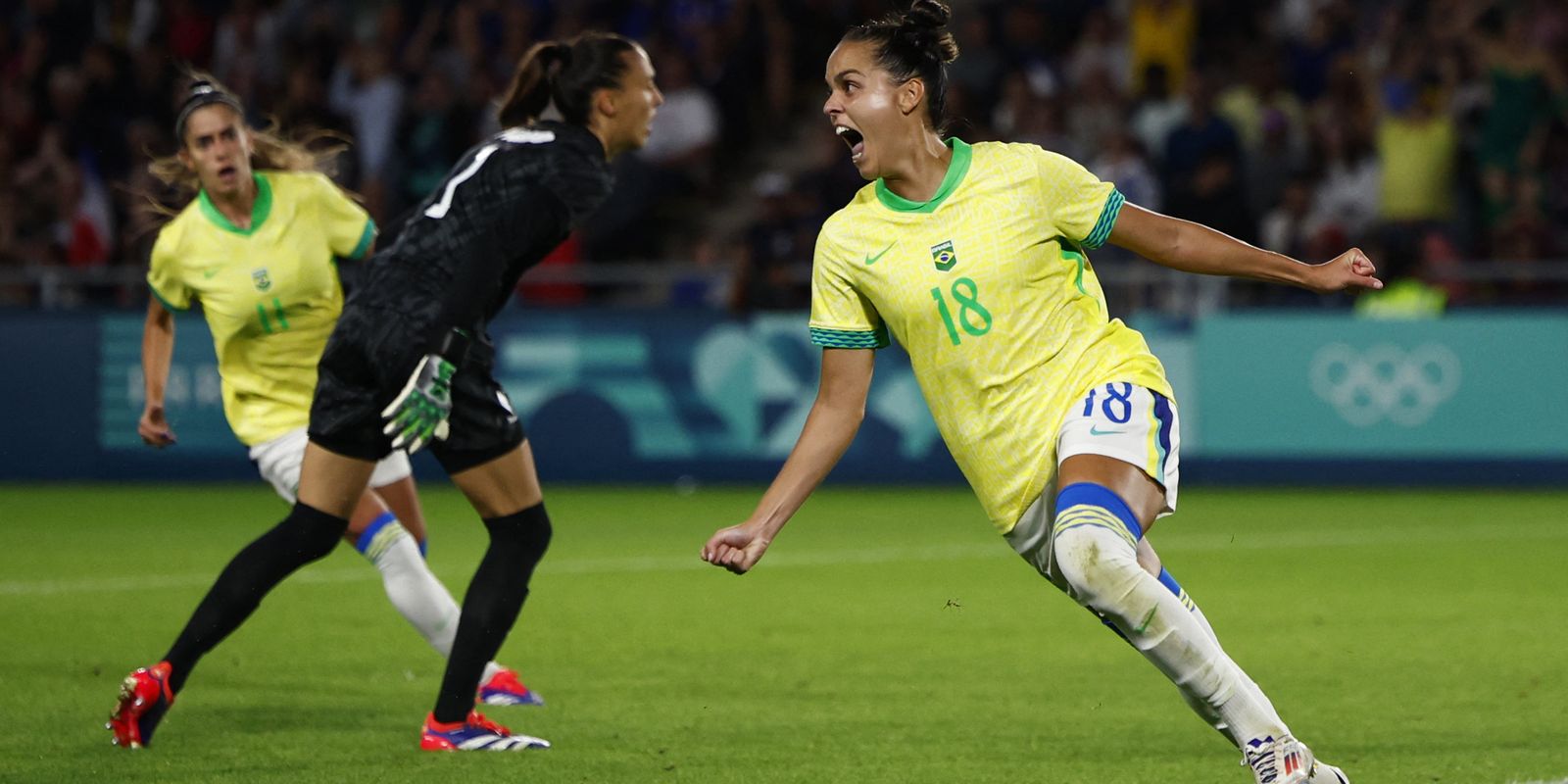 Gabi Portilho decide e Brasil derrota França no futebol feminino