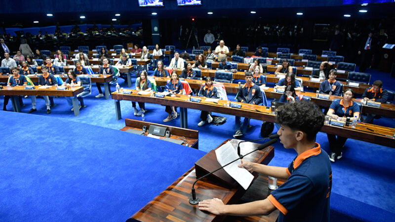 Jovens senadores de 2024 aprovam três propostas — Senado Notícias