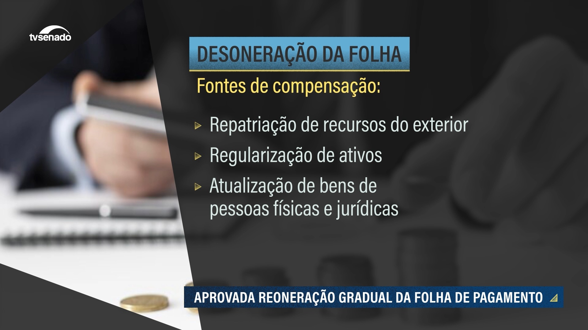 Senado aprova reoneração gradual da folha entre 2025 e 2027 — Senado Notícias