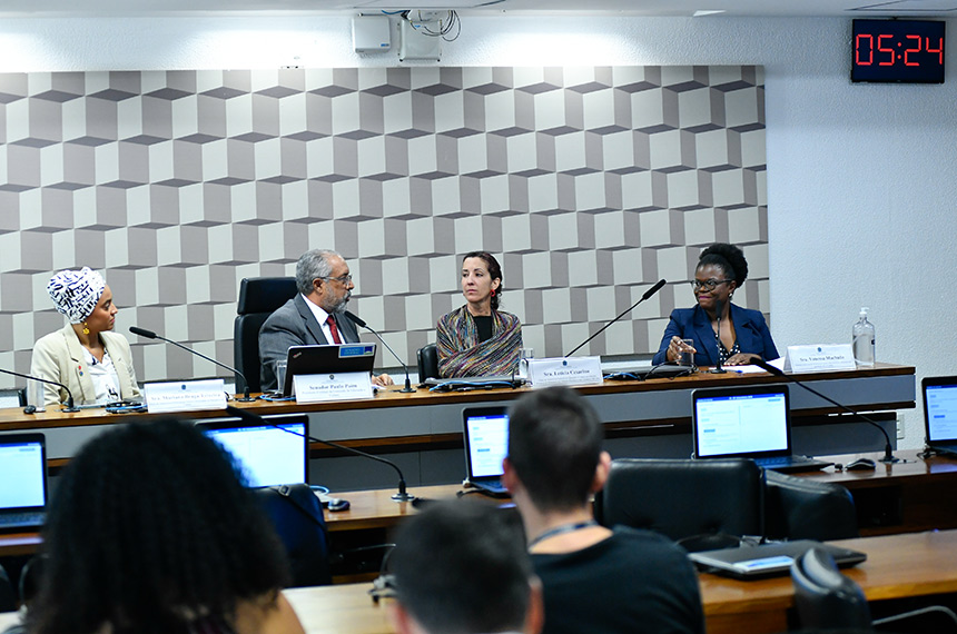 Em audiência, defensor público e técnicos do Executivo defendem política de cotas — Senado Notícias