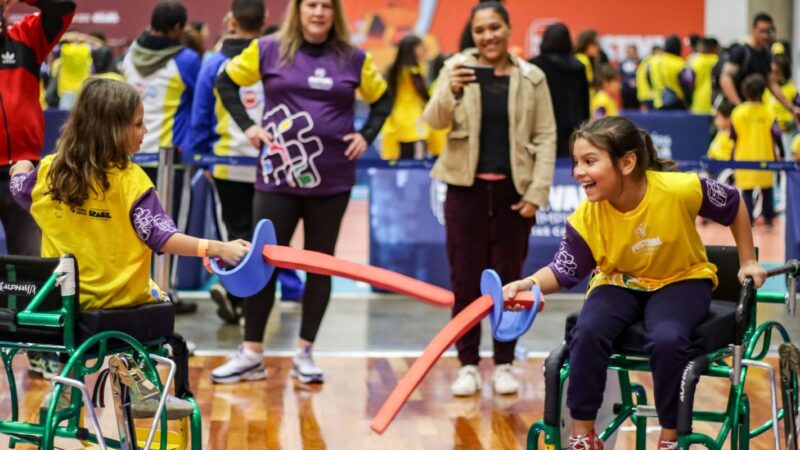 Festival Paralímpico oferece vivência esportiva a crianças