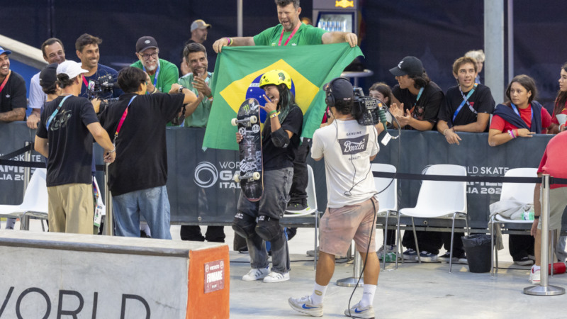 Raicca Ventura conquista Mundial de skate park na Itália