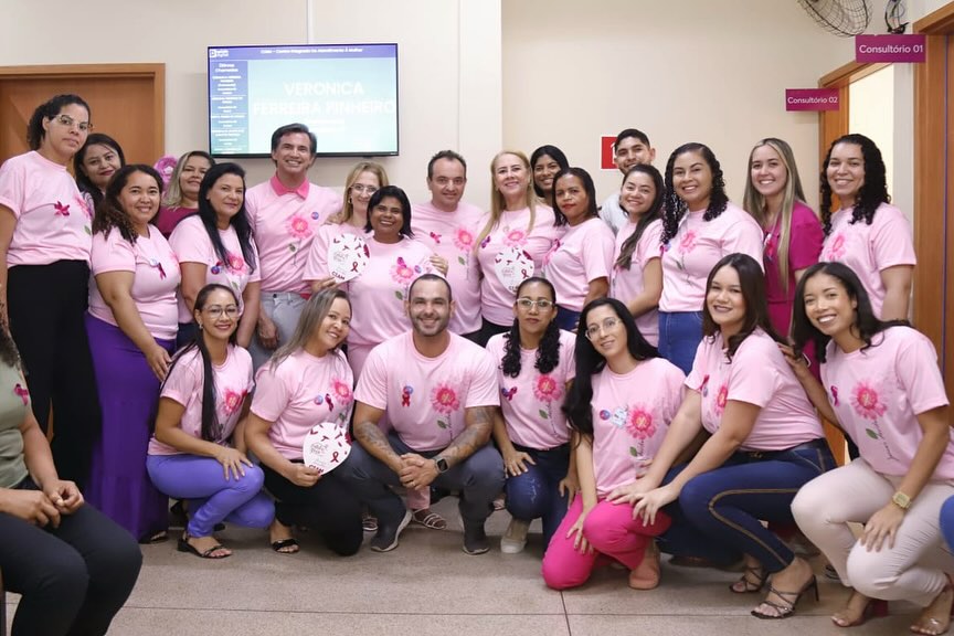 CIAM RECEBE ABERTURA DA CAMPANHA DO OUTUBRO ROSA EM VALPARAÍSO DE GOIÁS