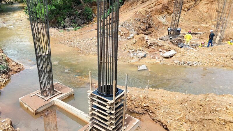 GOVERNO MUNICIPAL AVANÇA NAS OBRAS DE CONSTRUÇÃO DE PONTE NO BAIRRO PACAEMBU