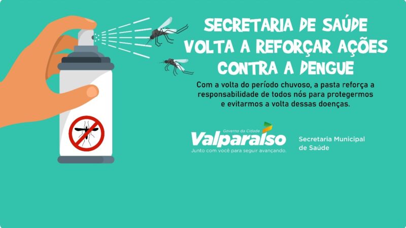 SECRETARIA DE SAÚDE VOLTA A REFORÇAR AÇÕES DE COMBATE À DENGUE