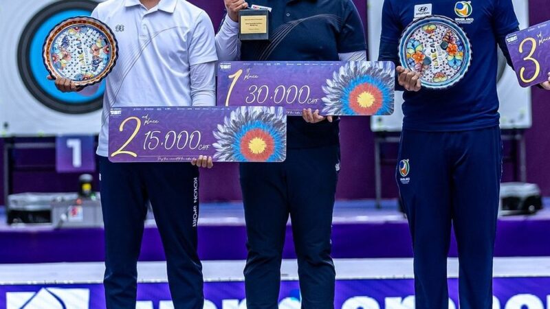 Marcus D’Almeida é bronze na final da Copa do Mundo do tiro com arco