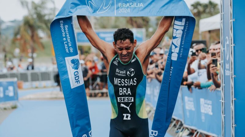 Manoel Messias ganha etapa de Brasília da Copa do Mundo de triatlo