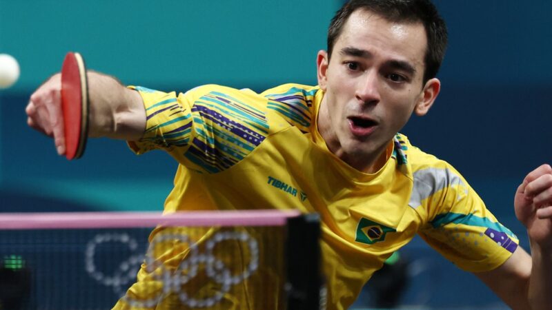 Calderano sobra contra cazaque e avança às quartas de WTT na Alemanha