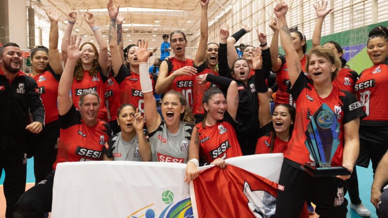 Sesi-SP garante título do Brasileiro de vôlei sentado feminino